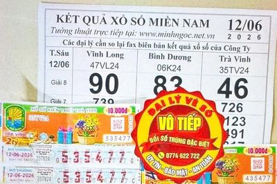 Nhiều người trúng 2 giải độc đắc và 2 giải an ủi xổ số miền Nam