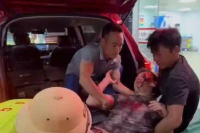 CSGT Nghệ An kịp thời mở đường đưa nam thanh niên chấn thương nặng đi cấp cứu trong đêm