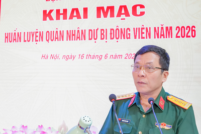 Bệnh viện Quân y 105 khai mạc huấn luyện quân nhân dự bị động viên năm 2026