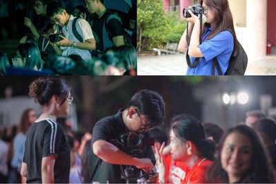 Học sinh làm truyền thông