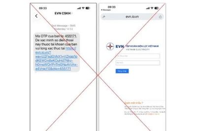 EVN cảnh báo thủ đoạn lừa đảo mới bằng tin nhắn OTP giả mạo