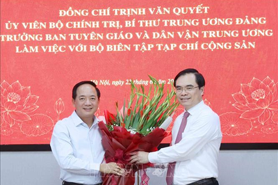 Trưởng ban Tuyên giáo và Dân vận Trung ương: Xây dựng Tạp chí Cộng sản thực sự là cơ quan lý luận chính trị hàng đầu