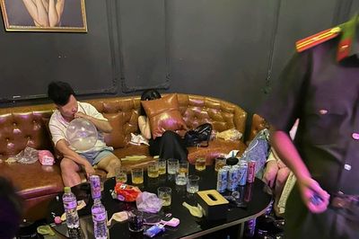 Phát hiện địa điểm kinh doanh nghi liên quan đến 'khí cười'