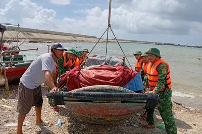 Bộ đội Biên phòng thành phố Hải Phòng sát cánh cùng nhân dân ứng phó với bão số 1