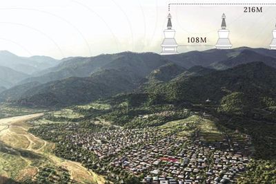 Bhutan: Dự án xây 108 bảo tháp trong một ngày