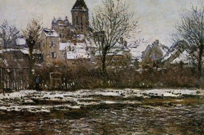 Mùa đông u ám nhất của Monet lại tạo nên một kiệt tác
