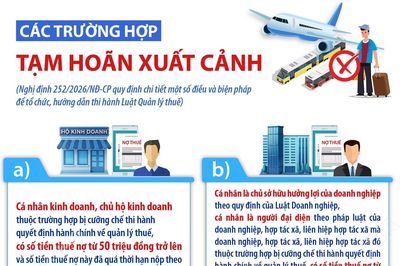 Các trường hợp tạm hoãn xuất cảnh
