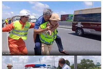Cảnh sát giao thông cứu nhiều lái xe bị bệnh đột ngột trên cao tốc