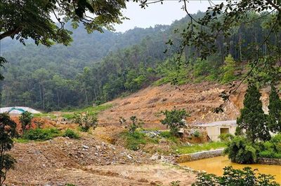 Hà Nội đẩy nhanh phương án khắc phục sạt trượt tại Đền Sóc
