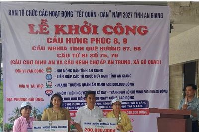 An Giang: Khởi công xây dựng hai cầu giao thông nông thôn tại xã Gò Quao