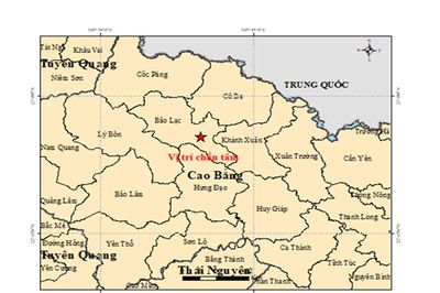 Động đất 3,6 độ richter ở Cao Bằng, nhiều người dân cảm nhận rung lắc