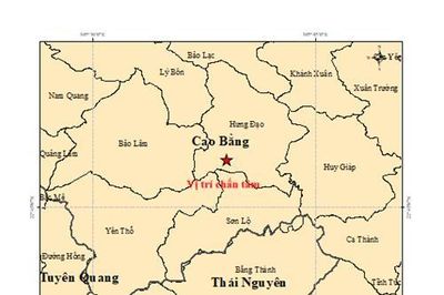 Động đất tiếp diễn ở Cao Bằng