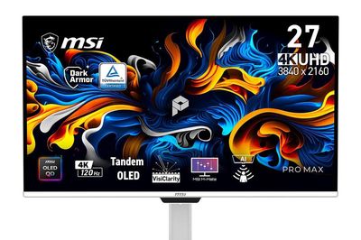 Công nghệ 4/8: MSI giới thiệu màn hình PRO MAX OLED độ phân giải 4K