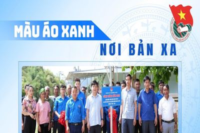 Màu áo xanh nơi bản xa