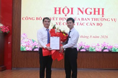 Phường Kỳ Lừa công bố quyết định về công tác cán bộ