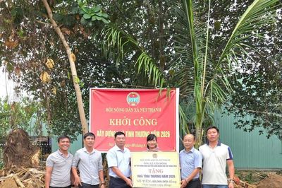 Khởi công xây dựng 'Nhà tình thương' cho hội viên khó khăn