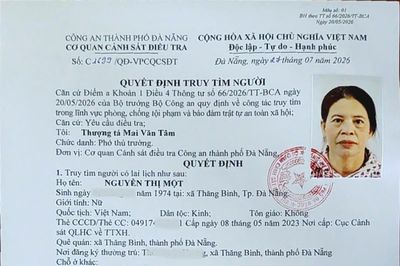 Thông báo truy tìm người