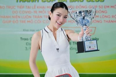 Người đẹp pickleball Diệp Anh liên tiếp có danh hiệu, tập xuyên lễ hướng đến World Cup