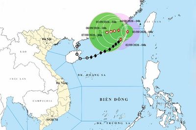 Thời tiết ngày 2/9: Bão số 5 duy trì sức gió cấp 8, giật cấp 10 trên Biển Đông