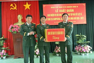 Quân khu 9: Xuất quân tìm kiếm, quy tập hài cốt liệt sĩ tại Campuchia