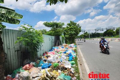 Rác tràn đường vì nạn đổ trộm tại TP Hồ Chí Minh