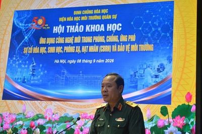 Chủ động phòng, chống, ứng phó sự cố hóa học, sinh học, phóng xạ, hạt nhân