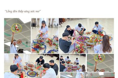 “Lồng đèn thắp sáng ước mơ” tại Bệnh viện Nhi Thanh Hóa