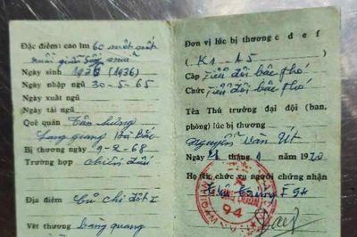 Những kỷ vật lưu giữ thông tin liệt sĩ Hoàng Văn Tính