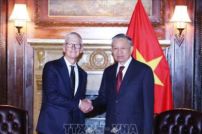 Tổng Bí thư, Chủ tịch nước Tô Lâm tiếp lãnh đạo một số tập đoàn Hoa Kỳ