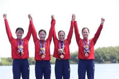 Rowing Việt Nam giành HCĐ thuyền bốn nữ một mái chèo tại ASIAD 2026