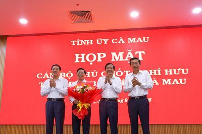 Cà Mau kiện toàn nhân sự chủ chốt