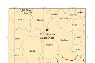 Quảng Ngãi: Động đất liên tiếp tại xã Măng Bút