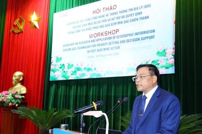 Ứng dụng công nghệ GIS trong khắc phục hậu quả bom mìn