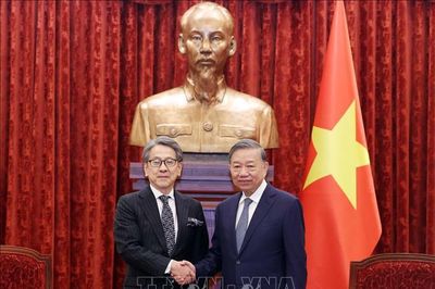 ​Tổng Bí thư, Chủ tịch nước Tô Lâm tiếp Chủ tịch Ngân hàng JBIC