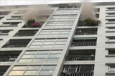 Cháy tại chung cư Ecohome 1, Hà Nội