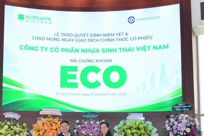 Nhựa Sinh thái Việt Nam niêm yết gần 30 triệu cổ phiếu trên HOSE