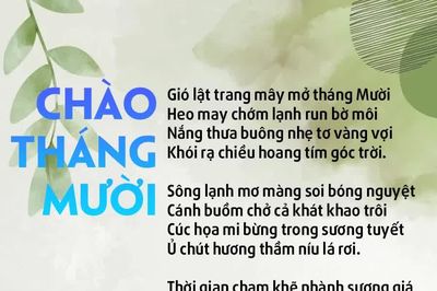Chào tháng mười