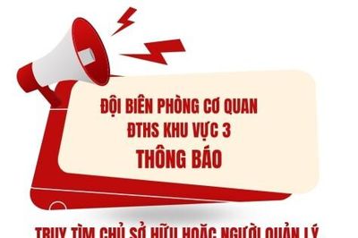Cơ quan Điều tra hình sự khu vực 3 Bộ đội Biên phòng thông báo truy tìm chủ sở hữu hoặc người quản lý, sử dụng hợp pháp đối với xe mô tô