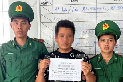 Đồn Biên phòng Gành Hào phát hiện đối tượng bị Công an tỉnh Đồng Tháp truy tìm
