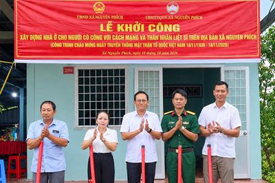 Nguyễn Phích khởi công 20 căn nhà nghĩa tình trong tháng 10