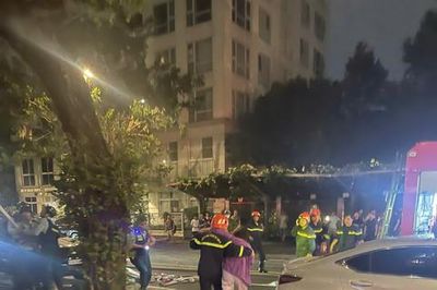 Nhanh chóng dập tắt đám cháy tại chung cư Happy Valley, khu đô thị Phú Mỹ Hưng, không để cháy lan