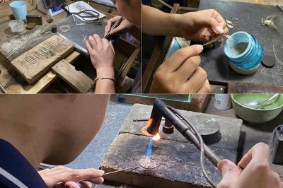 Những người thợ 'đặc biệt' giữ lửa nghề đậu bạc Định Công