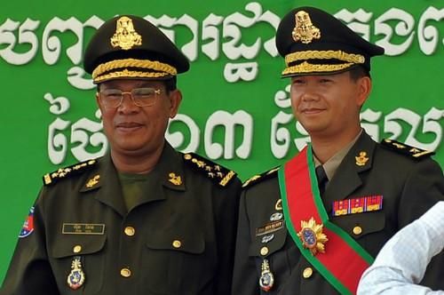 Hai cha con ông Hunsen