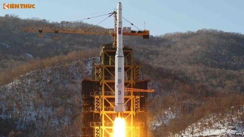 Triều Tiên thử nghiệm phóng tên lửa xuyên lục địa. Ảnh: AFP