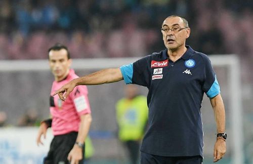 Maurizio Sarri đang thành công cùng Napoli. Ảnh: Getty Images