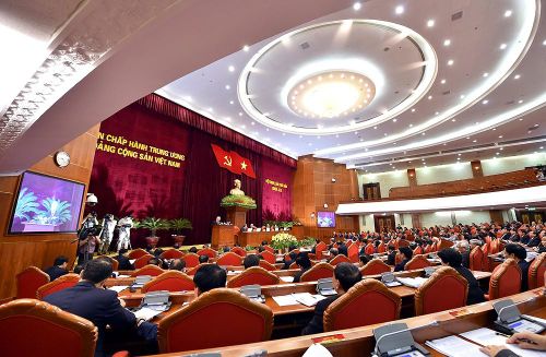 Các đại biểu tham dự Hội nghị T.Ư 6