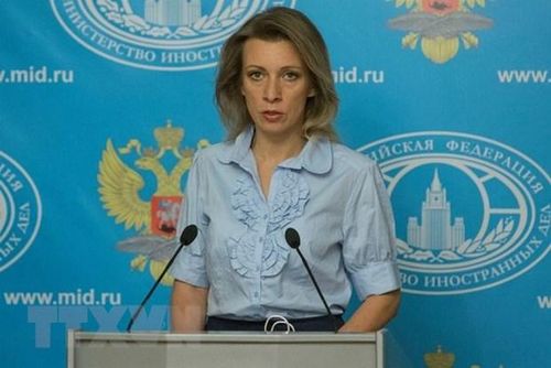Người phát ngôn Bộ Ngoại giao Nga Maria Zakharova. (Ảnh: Newsweek/TTXVN)