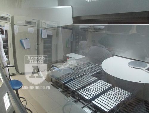 Máy định nhóm máu và làm phản ứng hòa hợp tại Viện Huyết học - Truyền máu Trung ương