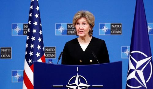 Đại sứ Mỹ tại NATO Kay Bailey Hutchison. Ảnh: Reuters