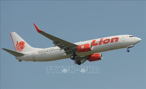 Máy bay của Hãng hàng không Lion Air tại sân bay Sukarno-Hatta ở Tangerang, ngoại ô Jakarta, Indonesia. Ảnh: AFP/TTXVN